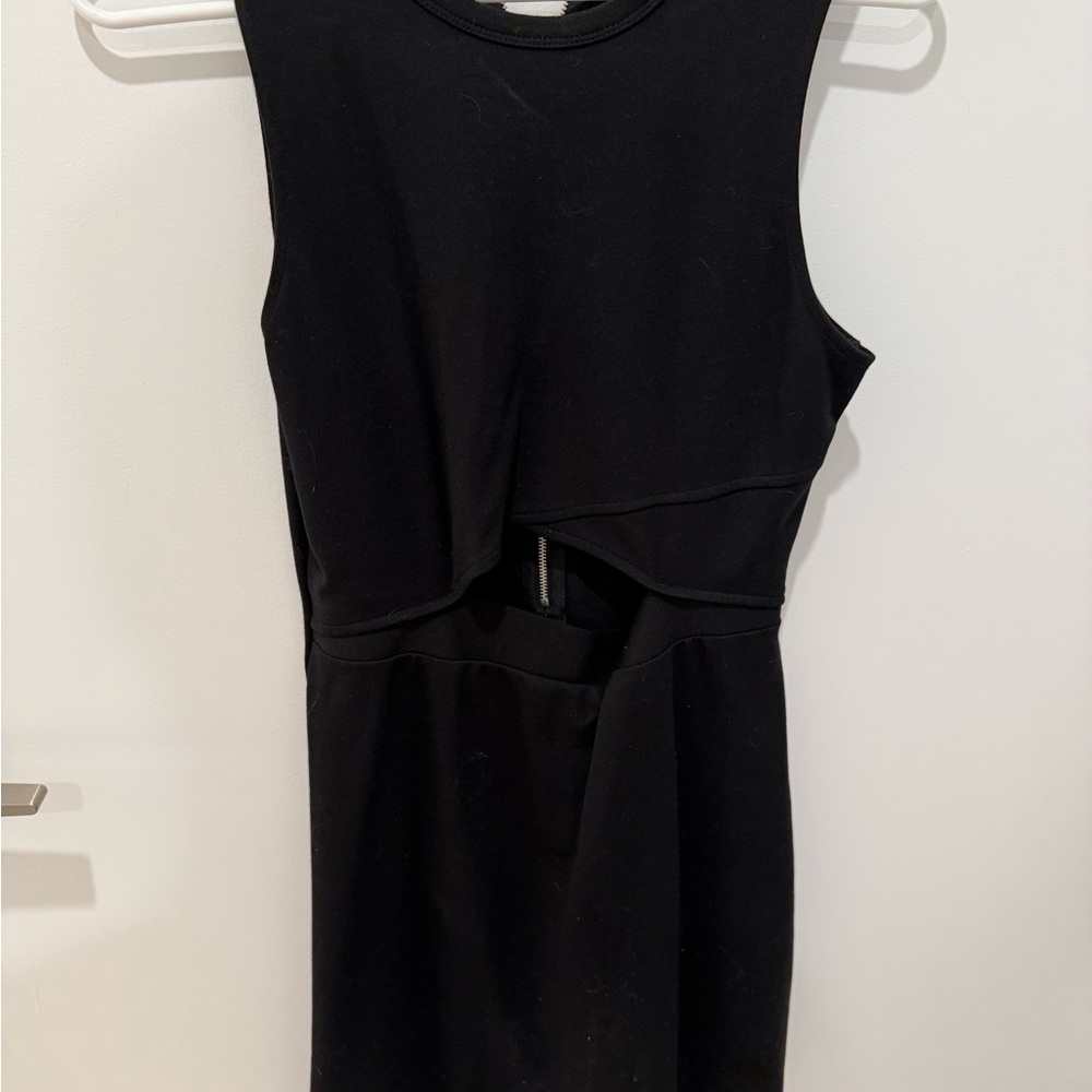 Express Black Backless Dress